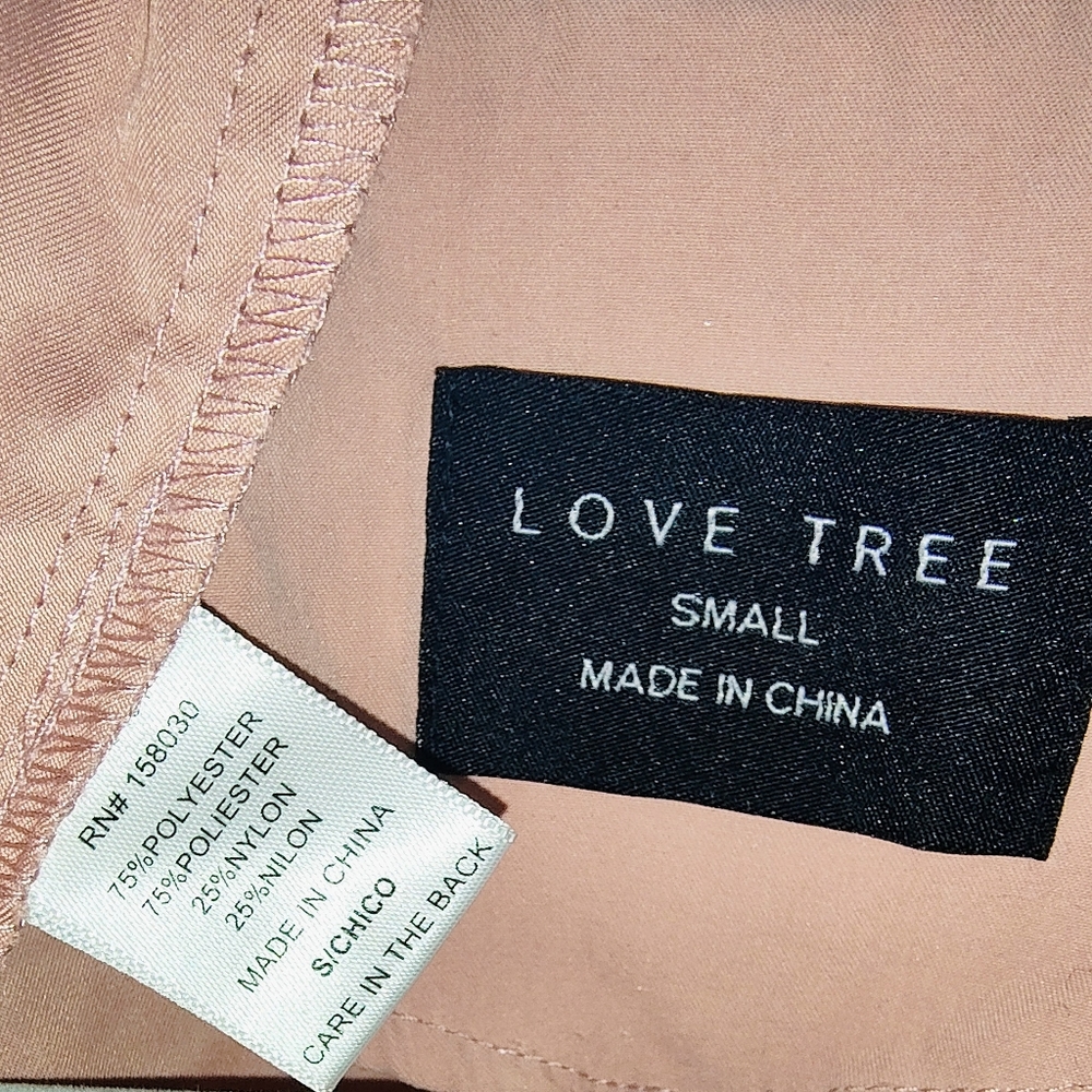 LOVE TREE 💖 | Light Pink Lightweight Trench Jacket | VGUC ✨ size S - Picture 7 of 8